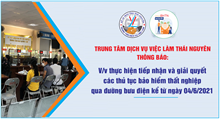 HƯỚNG DẪN NGƯỜI LAO ĐỘNG THỰC HIỆN TIẾP NHẬN VÀ GIẢI QUYẾT CÁC THỦ TỤC BẢO HIỂN BẢO HIỂM THẤT NGHIỆP